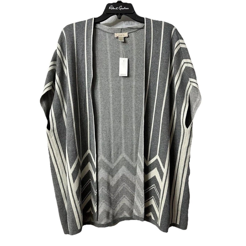 NWT LOFT Ann Taylor Womens Short Sleeve Open Front Cardigan‎ Sweater Size M/L